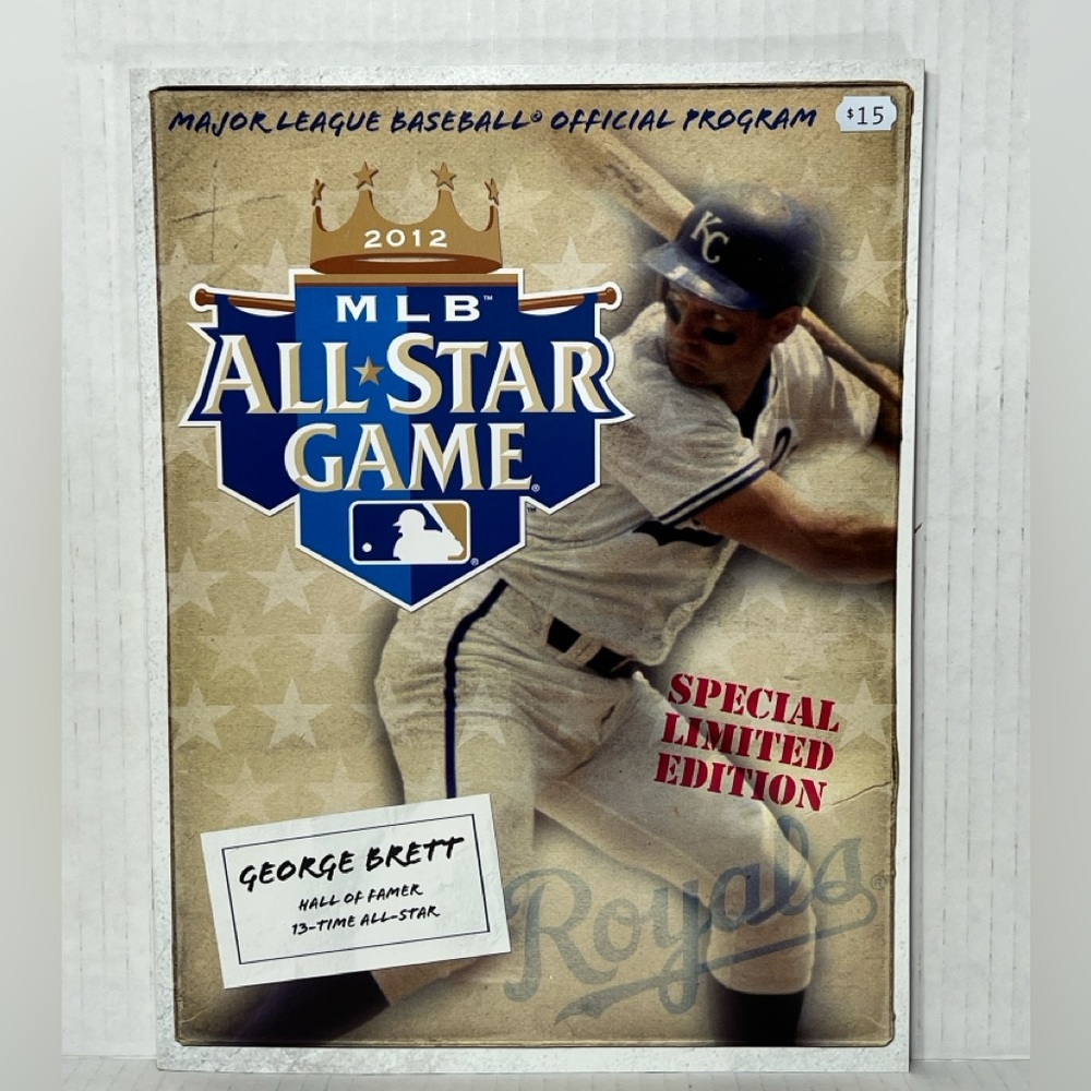 MLB All Star 2012 Official Program Kansas City Royals Special Limited Edition